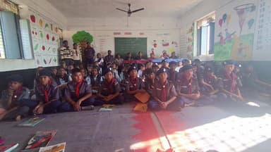 डूंगरपुर: राजस्थान राज्य भारत स्काउट गाइड स्थानीय संघ डूंगरपुर के द्वितीय व तृतीय सोपान शिविर का दूसरा दिन महात्मा गांधी पालवाडा में