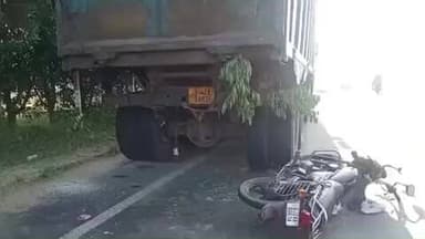 રાધનપુર: ભિલોટ હાઇવે પર અંધારામાં ઉભેલા ડમ્પર પાછળ બાઈક અથડાતા ચાલકનું સારવાર દરમિયાન મોત