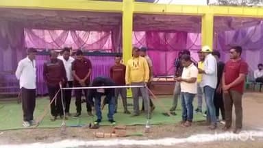 ଜୁନାଗଡ: ଚପ୍ରିୟା ଠାରେ ବିଶି ବୋରନି କ୍ରିକେଟ ଟୁର୍ଣ୍ଣାମେଣ୍ଟ ଶୁଭ ଉଦ୍ଘାଟନ ।