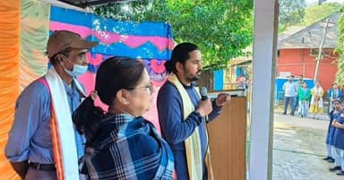 শিলচরের সরকারি বালিকা উচ্চ মাধ্যমিক বিদ্যালয়ের বৃক্ষ রোপণ কর্মসূচিতে অংশগ্রহণ করলেন মাউন্ট এভারেস্ট সাইক্লিং অভিযানের অভ...