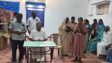 கோவில்பட்டி: புது கிராமம் செல்வமாக ஆலயத்தில் கிறிஸ்மஸ் நலத்திட்ட உதவிகள் வழங்கும் நிகழ்ச்சி மாவட்ட திட்டக்குழு உறுப்பினர் பங்கேற்பு