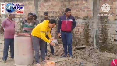 সুব্রত শেঠ মালদাঃ দীর্ঘদিনের প্রতীক্ষার অবসান ঘটলো পুরাতন মালদার মুচিয়া গ্রাম পঞ্চায়েতের বাসস্ট্যান্ড সংলগ্ন মুচিয়া ন...