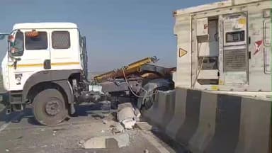 ભાવનગર: અમદાવાદ નેશનલ હાઈવે પર ફરી એકવાર અકસ્માત સર્જાયો