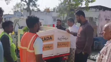 కుప్పం: రామకుప్ప మండలంలోని పిఎంకె తాండ మాడల్ విలేజ్ కార్యక్రమాన్ని సందర్శించిన ఎంపీడీవో లక్ష్మీకాంత్