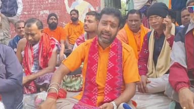 ଧର୍ମଶାଳା: ଦଶରଥପୁର ବ୍ଲକ ସାମ୍ନାରେ ରାଷ୍ଟ୍ରୀୟ ବଜରଙ୍ଗ ଦଳ ତରଫରୁ ଧାରଣା