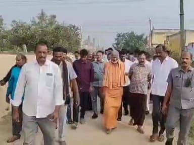 పుంగనూరు: సదుం మండలంలో పర్యటించిన ఎమ్మెల్యే పెద్దిరెడ్డి రామచంద్రారెడ్డి.