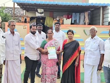 కోడూరు : సీఎం రిలీఫ్ ఫండ్ అందజేసిన ఎమ్మెల్యే అరవ శ్రీధర్