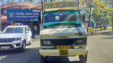 मोर्शी: मोर्शी अमरावती महामार्गावरील तळणी फाट्याजवळ, अवैध गोवंश वाहतूक करणाऱ्या वाहनावर मोर्शी पोलिसांची कारवाई