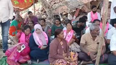 రామగుండం: బాధితులకు న్యాయం జరిగేంతవరకు అండగా ఉంటాం., బాధితుల దీక్షలో సంఘీభావం తెలిపిన బిఆర్ఎస్ నేత హరీష్ రెడ్డి