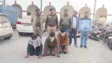 अम्बाला: अंबाला पुलिस ने चोरी के आरोपियों को बाजार में पैदल घुमाया