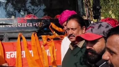 कुम्भलगढ़: कुंभलगढ़ में विकास का शंखनाद: विधायक सुरेंद्र सिंह राठौड़ ने 'विकास रथ' को दिखाई हरी झंडी