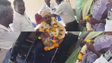 ಚಳ್ಳಕೆರೆ ವರ್ಗಾವಣೆಗೊಂಡ ಸಾಣೀಕೆರೆ ಗ್ರಾಪಂ ಪಿಡಿಒ ದೇವರಾಜ್ ಗೆ ಸದಸ್ಯರು ಹಾಗೂ ಸಿಬ್ಬಂದಿ ಬಿಳ್ಕೊಡಿಗೆ ಸಮಾರಂಭ