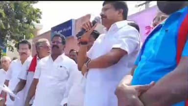 விக்கிரவாண்டி: முண்டியம்பாக்கம் ஊராட்சியில் 100 நாள் வேலை திட்டத்தில் மகாத்மா காந்தியின் பெயரை நீக்கியதற்கு ஒன்றிய பாஜக அரசு கண்டித்து இந்திய கூட்டணி சார்பில் கண்டன