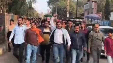 बासोदा: बजरंग दल और विहिप का प्रदर्शन, बांग्लादेश का पुतला फूंका