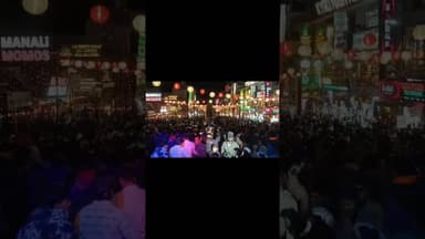 मालरोड मनाली का नज़ारा #viral #news #viralvideo #latestnews #follow #manali #followme #viralshorts