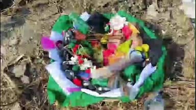 हातकणंगले: पेठ वडगाव हद्दीतील तांबवे वसाहत परिसरात स्मशानभूमीत भानामतीसदृश प्रकाराने उडाली खळबळ