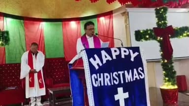 વડોદરા ઉત્તર: લાલ ચર્ચ ખાતે નાતાલ પર્વ ની ઉજવણી કરવામાં આવી