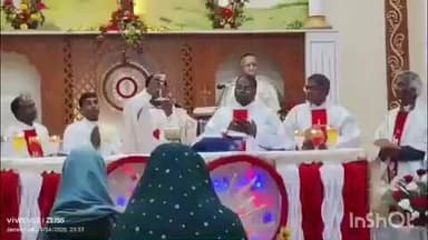 मेघनगर: मेघनगर के संत अर्नाल्ड चर्च में क्रिसमस पर्व मनाया गया, विशेष प्रार्थना सभा में बड़ी संख्या में समाजजन शामिल हुए