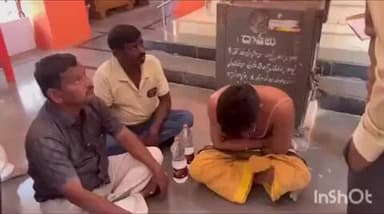 బిజినేపల్లి: పాలెం అభయాంజనేయ స్వామి ఆలయ పూజారి సురేష్ పై దాడి ఖండిస్తున్న హిందూ సంఘాలు