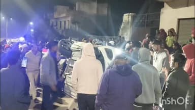 सहाड़ा: गुरलां में तेज रफ्तार कार डिवाइडर से टकराकर पलटी, डर के मारे कार सवार युवक कुएं में कूदा