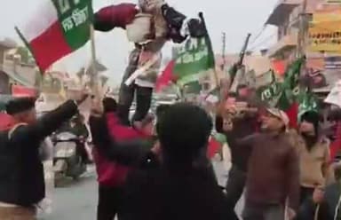 डोईवाला: भानियावाला में यूकेडी का प्रदर्शन, अंकिता हत्याकांड को लेकर फूटा आक्रोश