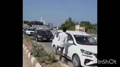 ખંભાળિયા: દ્વારકા થી બેટ દ્વારકા જતા રસ્તા પર સર્જાયો ટ્રાફિક જામ