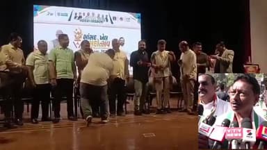 વડોદરા પશ્ચિમ: કોંગ્રેસે કહ્યું વડોદરા ના DEO ડરપોક અથવા દબાયેલા હશે એટલે નેતાને પગે પડ્યા