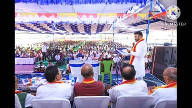 ಗೌರಿಬಿದನೂರು: ಸಾಹಿತ್ಯ ಸಮ್ಮೇಳನದಲ್ಲಿ ಭಾಗಿಯಾಗಿದ್ದ ಸಂಸದ ಸುಧಾಕರ್