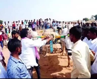 గద్వాల్: రాయపురం గ్రామంలో ఊరుసు సందర్భంగా గిరాక పందెలు నిర్వహణ