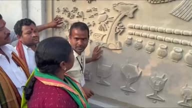 తాడ్వాయి: మేడారం జాతర అభివృద్ధి పనులను పరిశీలించిన మంత్రి సీతక్క