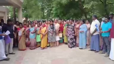 கோவில்பட்டி: தியாகி லீலாவதி நகர் பகுதியில் பட்டா இடத்தை காட்ட கோரி சார் ஆட்சியர் அலுவலகம் முற்றுகை