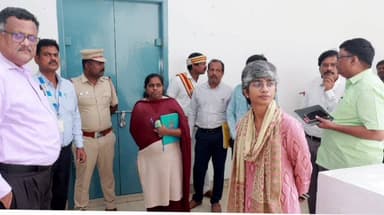 செய்யூர்: மதுராந்தகம் மற்றும் செய்யூர் சட்டமன்ற தொகுதிகளில் வாக்கு என்னும் மையம் குறித்து மாவட்ட ஆட்சியர் சினேகா ஆய்வு செய்தார்