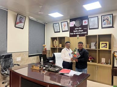 *अमरावती जिले के स्वास्थ्य तंत्र को लेकर अहम मुलाक़ात 🤝🩺*
आज अमरावती जिले के नवनियुक्त जिला शल्य चिकित्सक (CS) डॉ. विनोद...