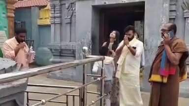 మురముళ్ల వీరేశ్వర స్వామి వారి ఆలయంలో 'సర్పంచ్ వీర రాఘవ' సినిమా స్క్రిప్ట్ కు పూజలు