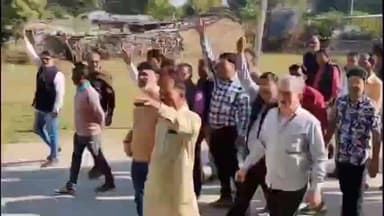 सांगोद: सांगोद में विश्व हिंदू परिषद व बजरंग दल ने परिवहन मंत्री को सौंपा ज्ञापन, धमकी देने के मामले में किया विरोध