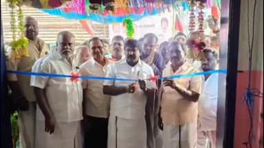 வேப்பந்தட்டை: வாலிகண்டபுரத்தில் பகுதி நேர ரேஷன் கடை,எம்எல்ஏ பிரபாகரன் திறந்து வைத்தார்