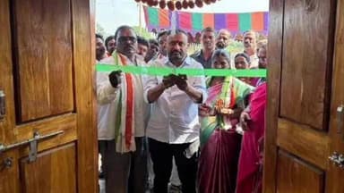 పిట్లం: మద్దేల్ చెరువు గ్రామంలో నూతన గ్రామపంచాయతీనీ ప్రారంభించిన, ఎమ్మెల్యే లక్ష్మీకాంతారావు, గ్రామాల అభివృద్ధికి కృషి చేస్తా