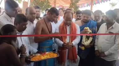 సదాశివనగర్: జాతీయ రహదారి పక్కన ఉన్న, అయ్యప్ప ఆలయంలో మినరల్ వాటర్ ప్లాంట్ ప్రారంభించిన, శాస్త్రవేత్త పైడి ఎల్లారెడ్డి