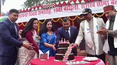 ठाकुरगंज: ठाकुरगंज में एसएसबी द्वारा 24वां स्थापना दिवस हर्षोल्लास के साथ मनाया गया