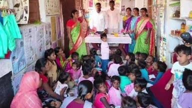 పిట్లం: చిన్న కొడప్గల్ అంగన్వాడి కేంద్రంలో ECCE డే, తల్లిదండ్రుల సమక్షంలో పిల్లలతో పాటలు, ఆటలు వంటి కార్యక్రమాలు : టీచర్ వీరమణి