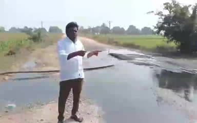 గద్వాల్: గట్టు మండల కేంద్రంలోని ఆధ్వానంగా రహదారులు - BSP అసెంబ్లీ జిల్లా అధ్యక్షులు రాజు