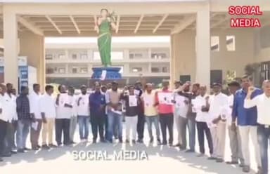 మెదక్: కలెక్టరేట్ ముందు అర్హులైన జర్నలిస్టులకు అక్రిడేషన్ లు ఇవ్వాలి జర్నలిస్టుల ఆందోళన