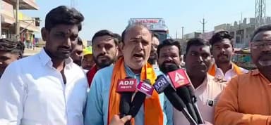 అదిలాబాద్ అర్బన్: బంగ్లాదేశ్లో హిందువులపై దాడిని ఖండిస్తూ బేలలో బజరంగ్ దళ్, విశ్వహిందూ పరిషత్ ఆధ్వర్యంలో నిరసన ర్యాలీ