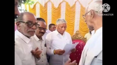 రాయలసీమ నీటి ప్రాజెక్టులకు నిధులు విడుదల చేయాలని హిందూపురంలో కేంద్ర రైల్వే జలవనరుల శాఖ మంత్రి సోమన్నకు జలసాధనసమితి వినతి