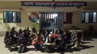 #ऑपरेशन #शुरूर के तहत #जहानागंज #थानाध्यक्ष #अतुल कुमार #मिश्रा ने 35 लोगों पर की कार्रवाई