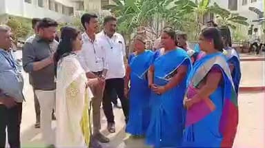 திருச்செங்கோடு: குமரமங்கலத்தில் நலம் காக்கும் ஸ்டாலின் மருத்துவ முகாமினை மாவட்ட ஆட்சியர் துர்கா மூர்த்தி ஆய்வு செய்தார்