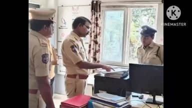 బెల్లంపల్లి: బెల్లంపల్లి 1 టౌన్ పోలీస్ స్టేషన్ ను తనిఖీ చేసిన ఏసీపీ రవికుమార్