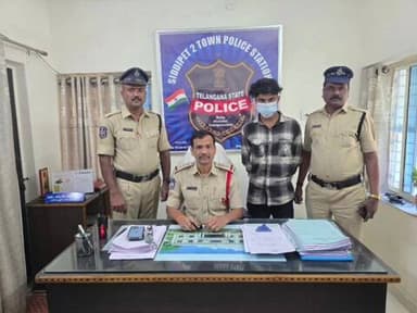 సిద్దిపేట అర్బన్: చికెన్ సెంటర్ యజమాని పై హత్యాయత్నానికి పాల్పడిన వ్యక్తిని అరెస్ట్ చేసిన సిద్దిపేట టూ టౌన్ పోలీసులు