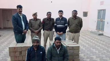 लूनकरनसर: नाकाबंदी में बड़ी कार्रवाई, 30 पेटी देसी शराब के साथ दो लोगों को किया गया गिरफ्तार