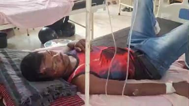 कुरडेग: कुरडेग डुमरडीह के पास मोटरसाइकिल दुर्घटना में एक व्यक्ति घायल, सिमडेगा रेफर